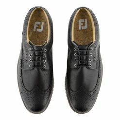 FootJoy Wing Tip Club Casual Shoes 2020 -TravisMathew Shop ann0948 all black 3 02573.1599291010