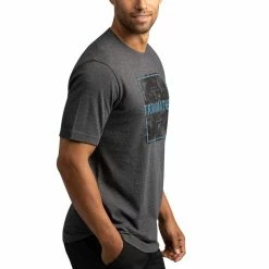 TravisMathew Canyon Road Golf T-Shirt 2020 -TravisMathew Shop ann1243 heather gray pinstripe 2 24199.1605076278
