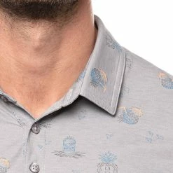 TravisMathew Bricktown Golf Polo 2021 -TravisMathew Shop ann1275 heather quiet shade 4 47916.1622688971