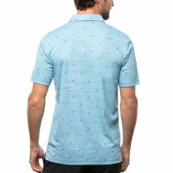 TravisMathew Good Time Charlie Golf Polo 2021 -TravisMathew Shop ann1294 heather heritage blue 3 45983.1621315040