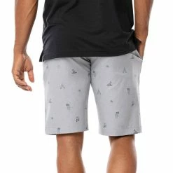 TravisMathew Shipfaced Golf Shorts 2021 -TravisMathew Shop ann1296 heather sleet 3 06257.1621315476