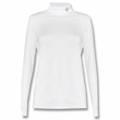 SParms Sun Protect+ Winter Full Body Warm High Neck Longsleeve Golf Mock 2020 Women -TravisMathew Shop ann1567 white 1 87115.1614661672