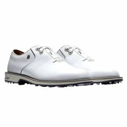 FootJoy Premiere Flint Spikeless Golf Shoes 2021 Previous Season Style -TravisMathew Shop ann1648 white white navy 4 32677.1612340024
