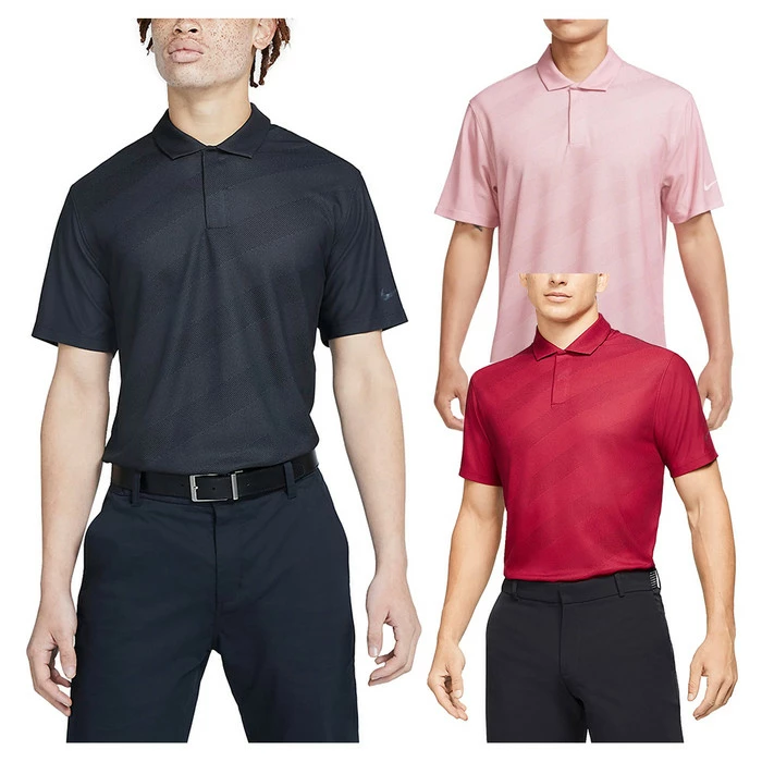 Nike Dri-Fit Tiger Woods Striped Golf Polo 2021 3 Nike Dri-Fit Tiger Woods Striped Golf Polo 2021