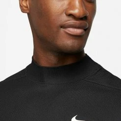 Nike Dri-Fit Tiger Woods Golf Mock 2021 -TravisMathew Shop ann1781 black white 1 4 85893.1664257192