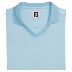 FootJoy End On End Open Collar Golf Polo 2021 Women -TravisMathew Shop ann1947 light blue 1 87986.1616039605