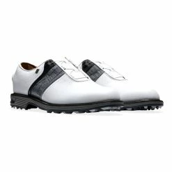 FootJoy Premiere Packard BOA Spikeless Golf Shoes 2021 -TravisMathew Shop ann2005 white gray black 4 67084.1618290721