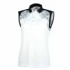 Galvin Green Meja Ventil8 Sleeveless Golf Polo 2021 Women -TravisMathew Shop ann2009 white navy 1 85513.1618905527