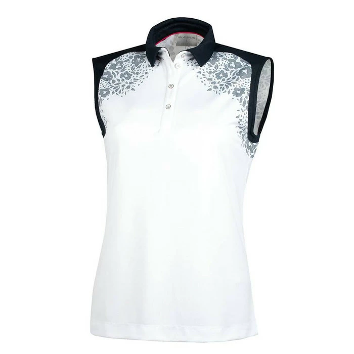 Galvin Green Meja Ventil8 Sleeveless Golf Polo 2021 Women 3 Galvin Green Meja Ventil8 Sleeveless Golf Polo 2021 Women