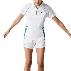 Lacoste Sport Bimaterial Breathable Stretch Tennis Golf Polo 2021 Women 12 Lacoste Sport Bimaterial Breathable Stretch Tennis Golf Polo 2021 Women -TravisMathew Shop ann2028 white palm green navy blue 3 68222.1618465937