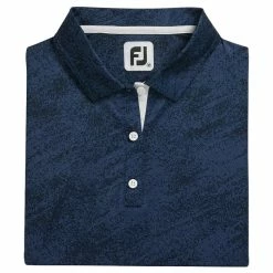 FootJoy Tonal Print Short Sleeve Golf Polo 2021 Women 12 FootJoy Tonal Print Short Sleeve Golf Polo 2021 Women -TravisMathew Shop ann2054 navy 4 87531.1627461393