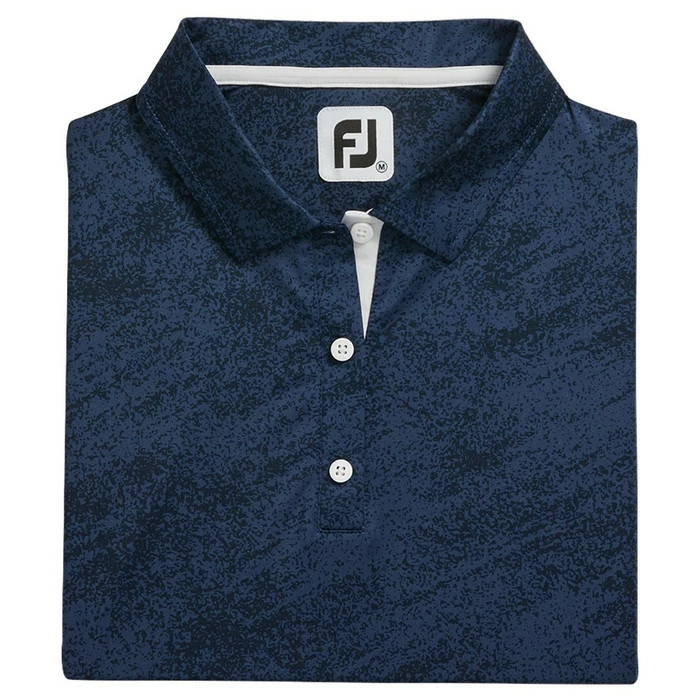 FootJoy Tonal Print Short Sleeve Golf Polo 2021 Women 7 FootJoy Tonal Print Short Sleeve Golf Polo 2021 Women - Image 5