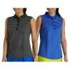 FootJoy Sleeveless Pinstripe Shirt Golf Polo 2021 Women -TravisMathew Shop ann2056 1 14835.1627459512