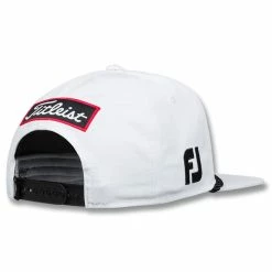 Titleist Tour Rope Flat Bill Legacy Collection Golf Cap 2021 -TravisMathew Shop ann2062 white black 4 79672.1619683358
