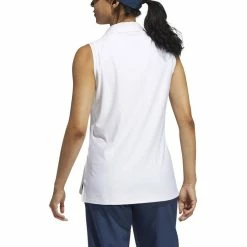 Adidas Go-To Sleeveless Golf Shirt 2021 Women -TravisMathew Shop ann2106 white 3 63693.1621996949