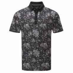 Galvin Green Maddox Ventil8 Plus Golf Polo 2021 -TravisMathew Shop ann2137 black sharkskin 1 18241.1627462607