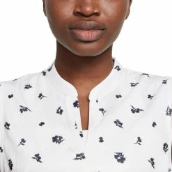 Nike Dri-Fit Victory Printed Sleeveless Golf Polo 2021 Women -TravisMathew Shop ann2150 white black 3 14342.1665560128