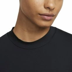 Nike Dri-FIT UV Victory Longsleeve Golf Baselayer 2021 Women -TravisMathew Shop ann2516 black white 3 96676.1665027154