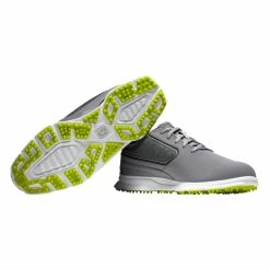 FootJoy Superlites XP Spikeless Golf Shoes 2022 -TravisMathew Shop ann2571 laced gray gray lime 5 78122.1635390896