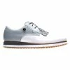 FootJoy Sport Retro - Kiltie Spikeless Golf Shoes 2022 Previous Season Style Women -TravisMathew Shop ann2573 laced white light gray charcoal 1 59899.1635391590