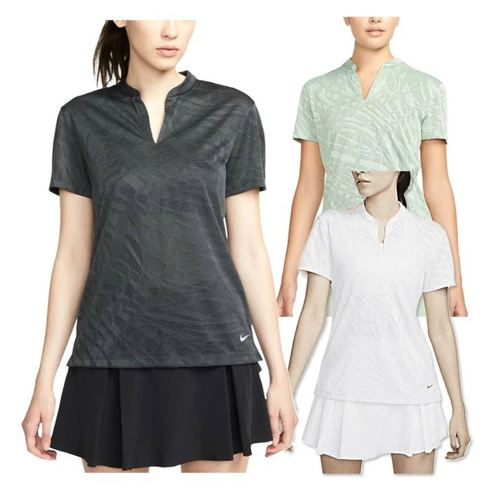 Nike Dri-FIT Victory Jacquard Golf Polo 2021 Women 3 Nike Dri-FIT Victory Jacquard Golf Polo 2021 Women