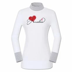 JDX America Heart Turtleneck Golf Mock 2021 Women -TravisMathew Shop ann2622 off white 1 91486.1636697941