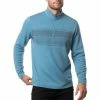 TravisMathew Bridge The Gap Golf Pullover 2022 -TravisMathew Shop ann2670 heather blue sapphire 1 52675.1642146988