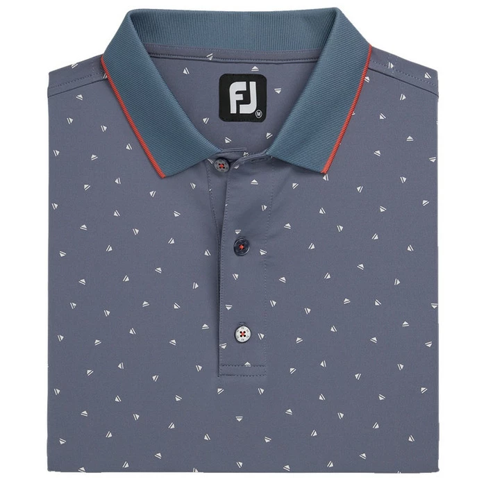 FootJoy Push Play Print Lisle Knit Collar Golf Polo 2022 8 FootJoy Push Play Print Lisle Knit Collar Golf Polo 2022 - Image 6