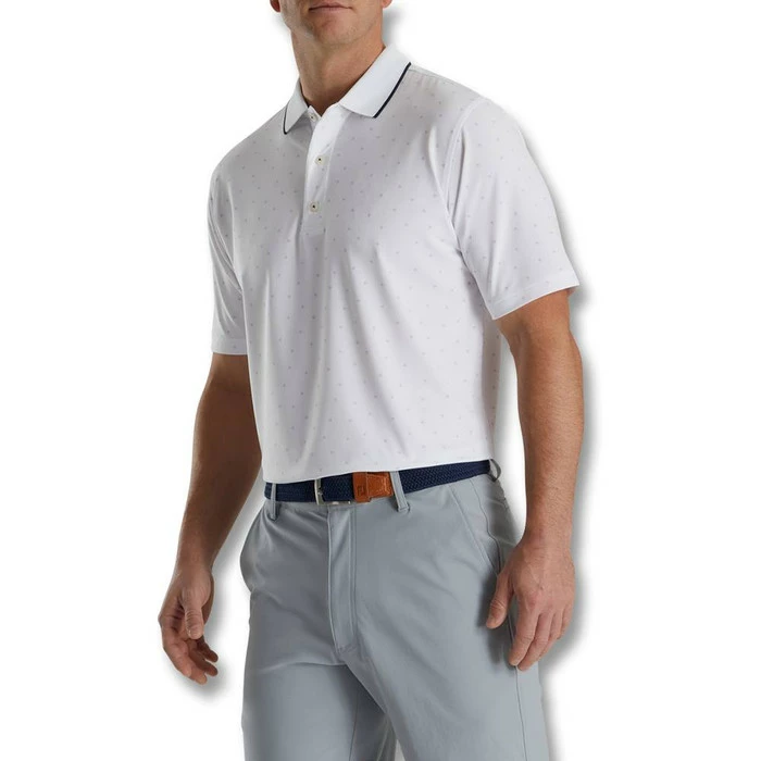 FootJoy Push Play Print Lisle Knit Collar Golf Polo 2022 5 FootJoy Push Play Print Lisle Knit Collar Golf Polo 2022 - Image 3