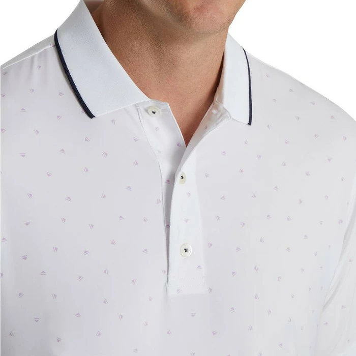 FootJoy Push Play Print Lisle Knit Collar Golf Polo 2022 7 FootJoy Push Play Print Lisle Knit Collar Golf Polo 2022 - Image 5