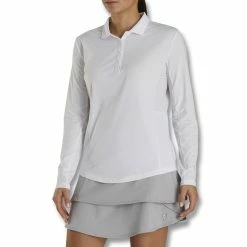 FootJoy Longsleeve Sun Protection Golf Polo 2022 Women 9 FootJoy Longsleeve Sun Protection Golf Polo 2022 Women -TravisMathew Shop ann2780 white 2 23157.1651049860