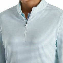 FootJoy Half-Zip Tonal Stripe Midlayer Golf Pullover 2022 Women 12 FootJoy Half-Zip Tonal Stripe Midlayer Golf Pullover 2022 Women -TravisMathew Shop ann2790 sky 4 42897.1646464609