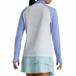 FootJoy Longsleeve Sun Protection Golf Pullover 2022 Women 8 FootJoy Longsleeve Sun Protection Golf Pullover 2022 Women -TravisMathew Shop ann2791 white violet 3 84542.1646464824