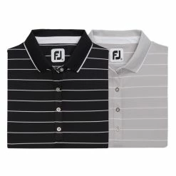 FootJoy Pique Half Sleeve Pinstripe Golf Polo 2022 Women