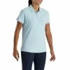 FootJoy Shortsleeve Watercolor Trim Golf Polo 2022 Women -TravisMathew Shop ann2793 sky 2 81791.1651045689