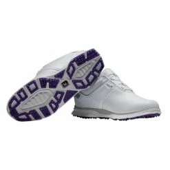FootJoy Pro SL BOA Spikeless Golf Shoes 2022 Women -TravisMathew Shop ann2804 white white purple 4 93002.1648879995