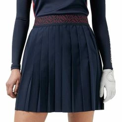 J.Lindeberg Odia Pleated Golf Skirt 2022 Women -TravisMathew Shop ann2819 jl navy 2 84119.1647052382