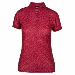 J.Lindeberg Tour Tech Print Golf Polo 2022 Women