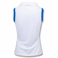 J.Lindeberg Yuri Sleeveless Golf Polo 2022 Women -TravisMathew Shop ann2835 white 2 67397.1648001970