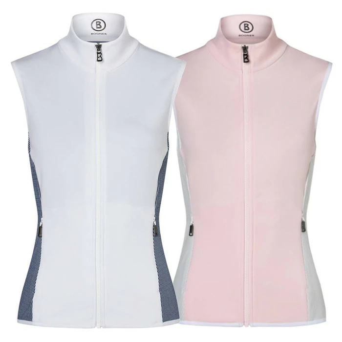 Bogner Wanya Sleeveless Golf Polo 2022 Women 3 Bogner Wanya Sleeveless Golf Polo 2022 Women