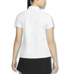 Nike Dri-FIT Victory Shortsleeve Solid Golf Polo 2022 Women -TravisMathew Shop ann2966 white black 3 41282.1668234907
