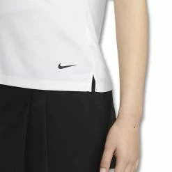 Nike Dri-FIT Victory Shortsleeve Solid Golf Polo 2022 Women -TravisMathew Shop ann2966 white black 4 92450.1668234911
