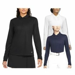 Nike Dri-FIT Victory Solid Longsleeve Golf Polo 2022 Women
