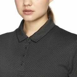 Nike Dri-FIT Victory Texture Golf Polo 2022 Women -TravisMathew Shop ann2968 dark smoke gray black white 2 22790.1668236687