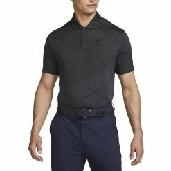 Nike Dri-FIT Vapor Stripe Jacquard Golf Polo 2022 -TravisMathew Shop ann2987 dark smoke gray black 1 20822.1669101567