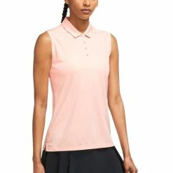 Nike Dri-FIT Victory Sleeveless Solid Golf Polo 2022 Women -TravisMathew Shop ann3065 arctic orange white 1 45234.1669360131