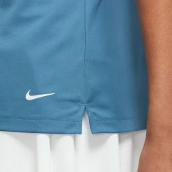 Nike Dri-FIT Victory Sleeveless Solid Golf Polo 2022 Women -TravisMathew Shop ann3065 dutch blue white 3 02217.1669360091
