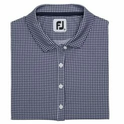 FootJoy Shortsleeve Essential Golf Polo 2022 Women 9 FootJoy Shortsleeve Essential Golf Polo 2022 Women -TravisMathew Shop ann3187 navy houndstooth 4 55376.1660095142