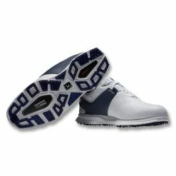 FootJoy Pro SL Carbon Spikeless Golf Shoes 2022 -TravisMathew Shop ann3206 white navy silver 5 01434.1662449349