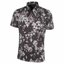 Galvin Green Makai Ventil8 Plus Golf Polo 2022 -TravisMathew Shop ann3214 black sharkskin white 1 97422.1662105537